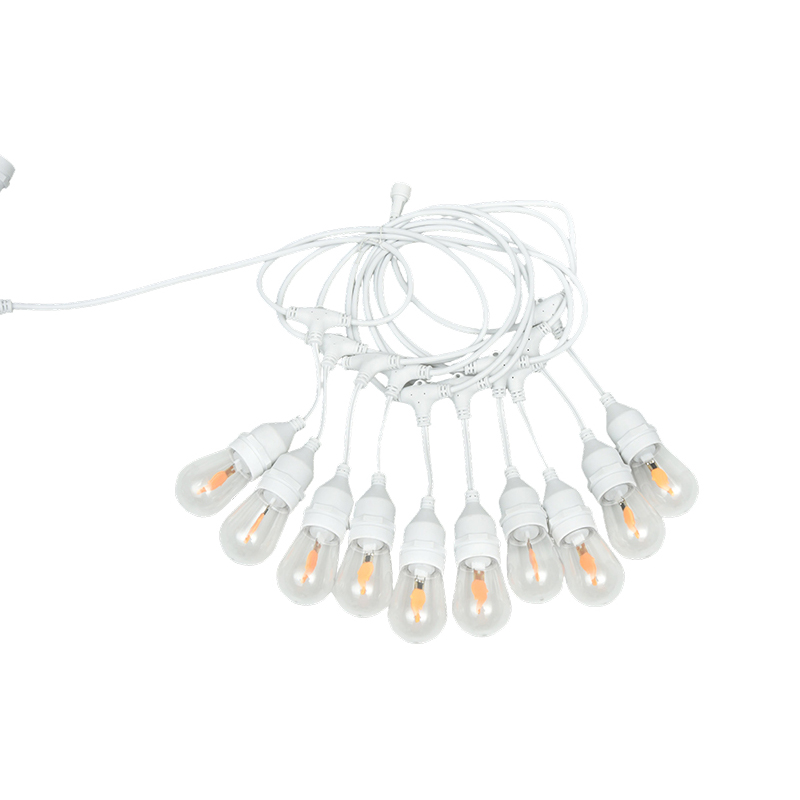 S14 Pendant Type E27 Spiral Warm White String Lights 3.5V Low Voltage Safety Model