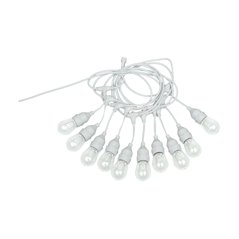 S14 pixel-level controllable RGB warm white pendant string lights