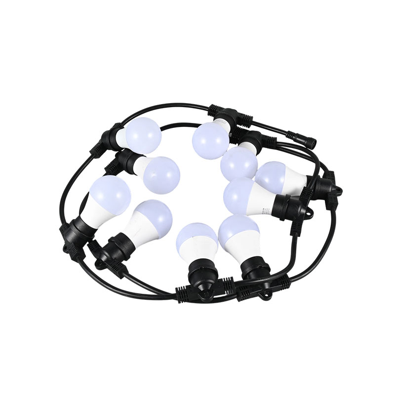 E27 Spiral RGB Infrared Remote Control Energy-Saving String Lights