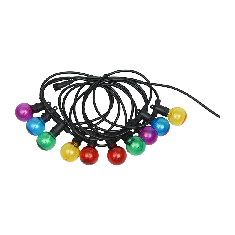 G40 Ball Bubble E12 Spiral Mouth Colorful Decorative Festoon Lighting