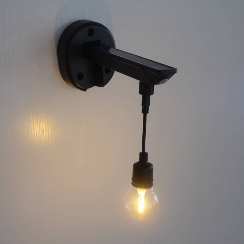 G45 smooth surface solar wall light