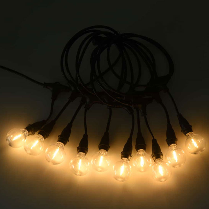 G40 pendant type solar string light (E12 lamp holder, 5 meters 10 lights)